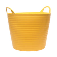 Faithfull 15 Litres Heavy-Duty Polyethylene Flex Yellow Tub FAIFLEX15Y