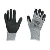 Timco High Cut Gloves - PU Coated HPPE Fibre with Glass Fibre Extra Large 770228