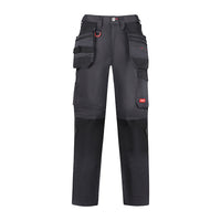 Timco W38 L32 Craftsman Trousers Heavy Duty 4-way Grey/Black CTGBK3832