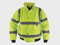 Timco Hi-Visibility Bomber Jacket - Yellow Large
