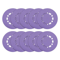 Trend Aluminium Oxide Random Orbital Sanding Disc 10pc 150mm 240 grit AB/150/240A